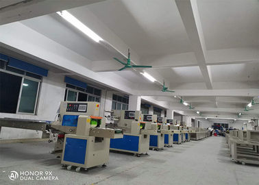 Commercial Waffles Bakery Biscuit Packing Machine Carbon Steel Body No Pollution