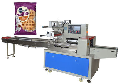 Commercial Waffles Bakery Biscuit Packing Machine Carbon Steel Body No Pollution